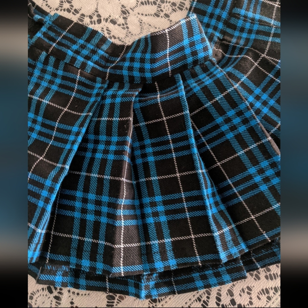 Vintage Rare Retro Preppy Mini School Girl Skirt Costume Cosplay - Picture 2 of 7